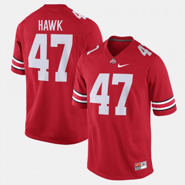 Ohio State Buckeyes A.J. Hawk Men's #47 Game Alumni Scarlet College Football Jersey 2404HMWI0